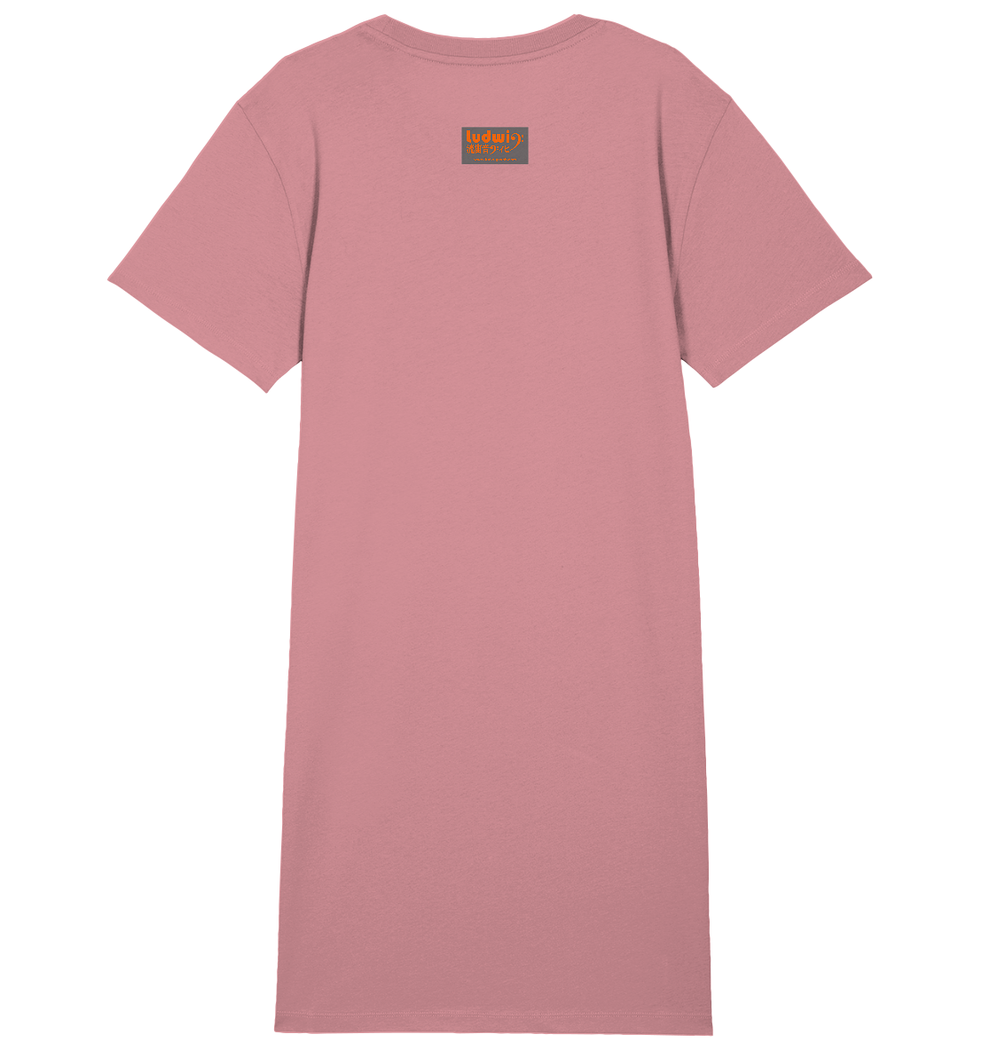 Ludwig let the music play, Ladies Organic Shirt Dress - LudwigvanB.