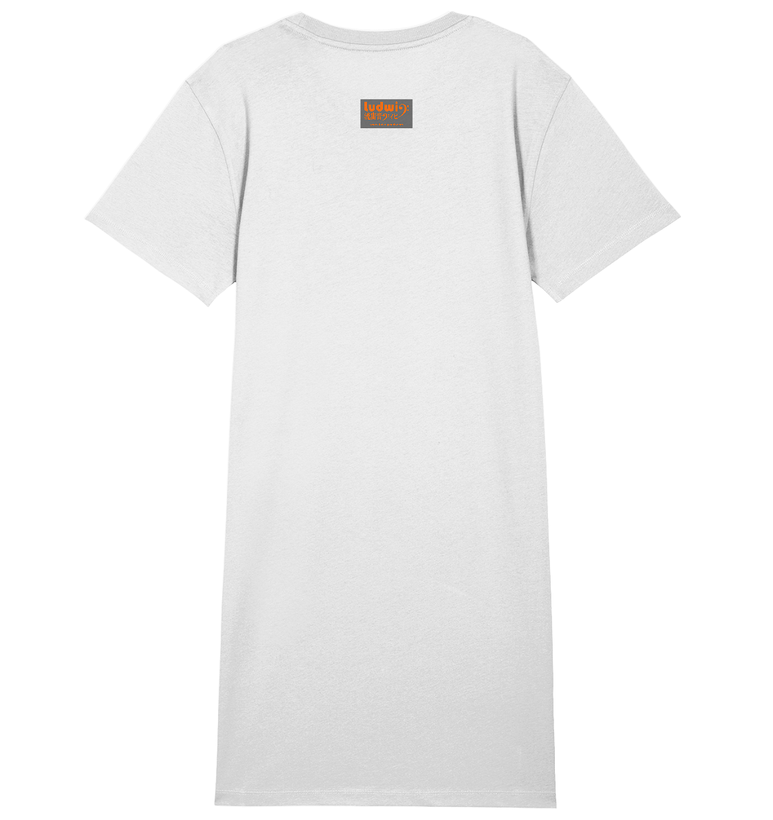 Ludwig let the music play, Ladies Organic Shirt Dress - LudwigvanB.