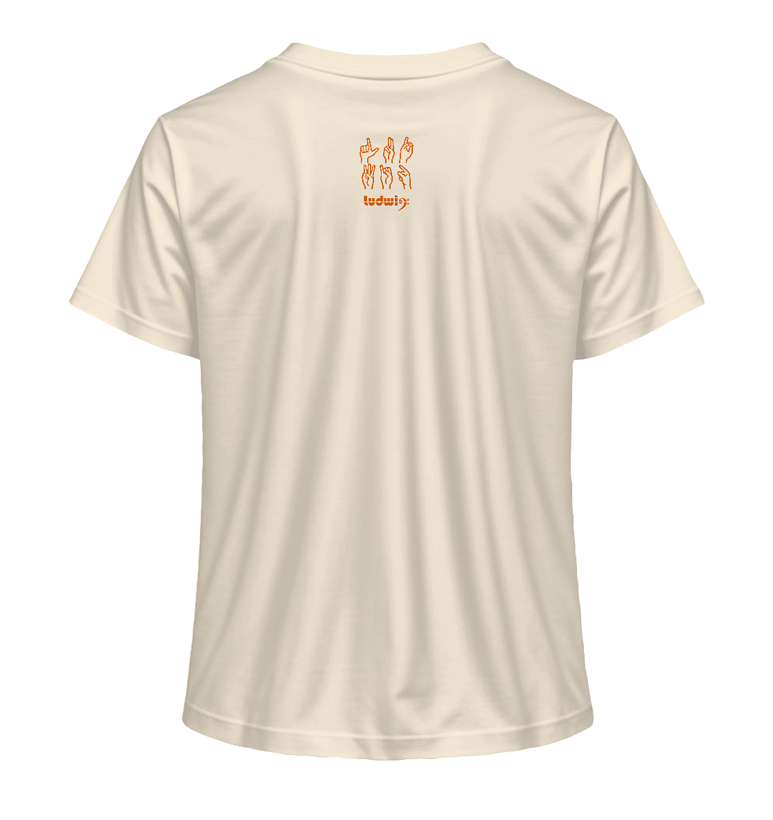 Ladies Organic Shirt Ludwig goes Sign Language, Damen - LudwigvanB.