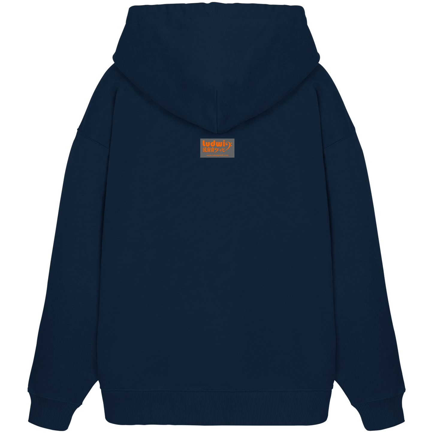 Organic Oversize Hoodie, unisex, Coffee cities of Europe - LudwigvanB.