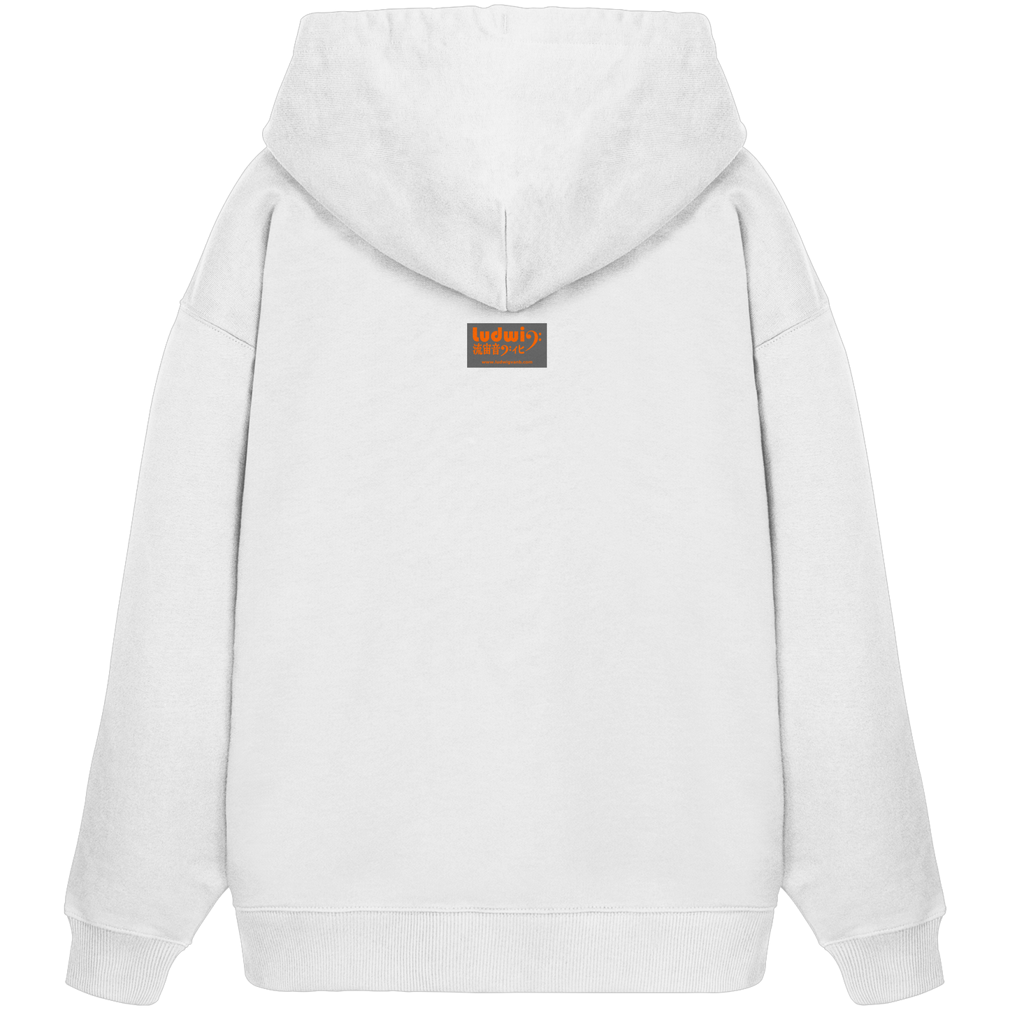 Organic Oversize Hoodie, unisex, Coffee cities of Europe - LudwigvanB.
