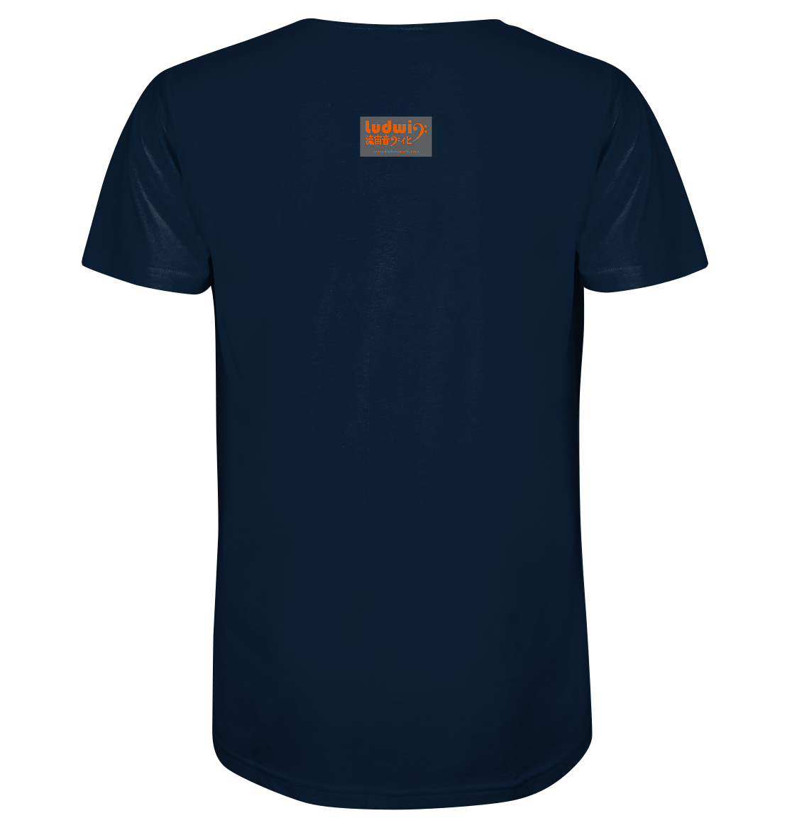 Organic Shirt Ludwig let the music play, unisex - LudwigvanB.