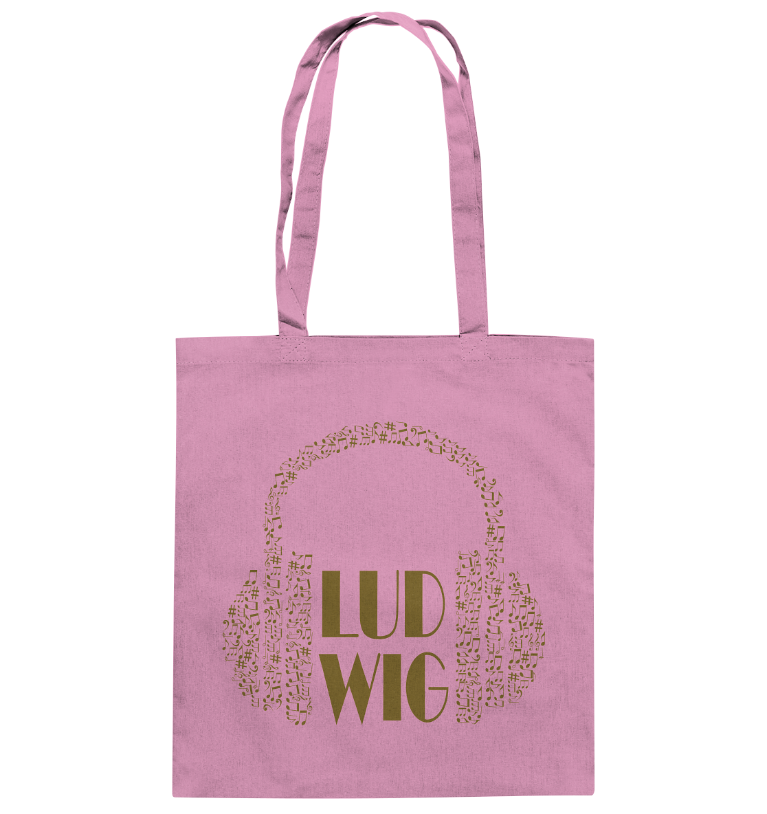 Baumwolltasche Ludwig let the music play - LudwigvanB.