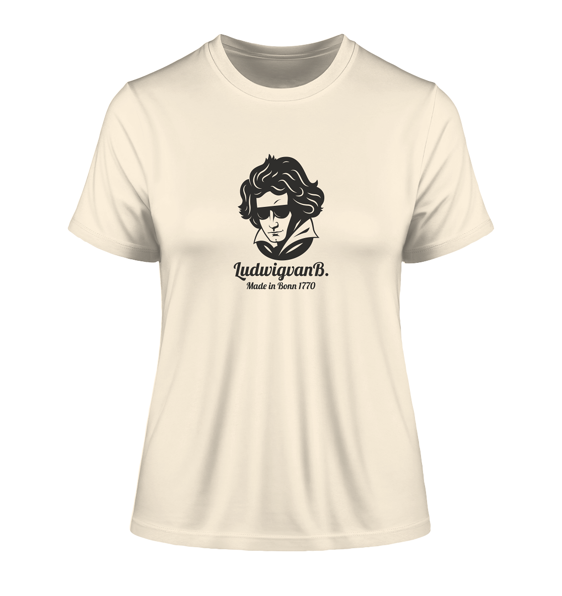 Fitted Ladies Organic Shirt, Made in Bonn 1770 - LudwigvanB.