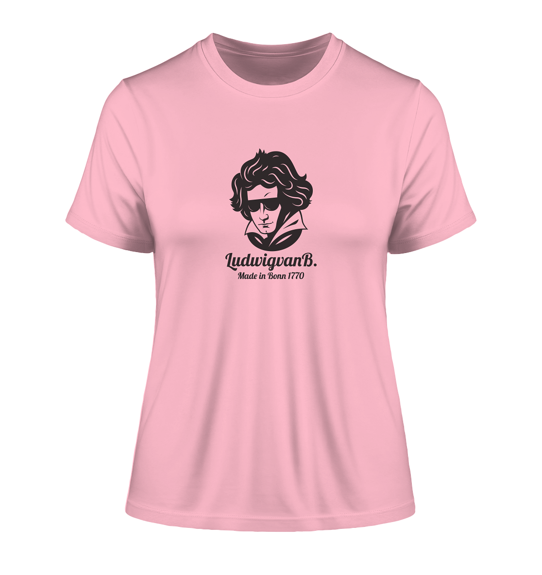 Fitted Ladies Organic Shirt, Made in Bonn 1770 - LudwigvanB.