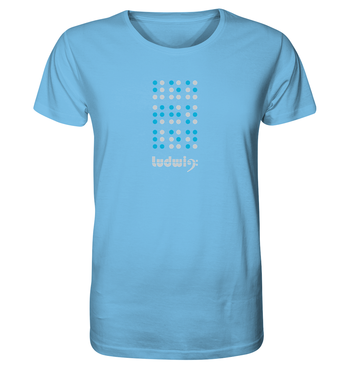 Organic Shirt Ludwig goes Braille, unisex - LudwigvanB.