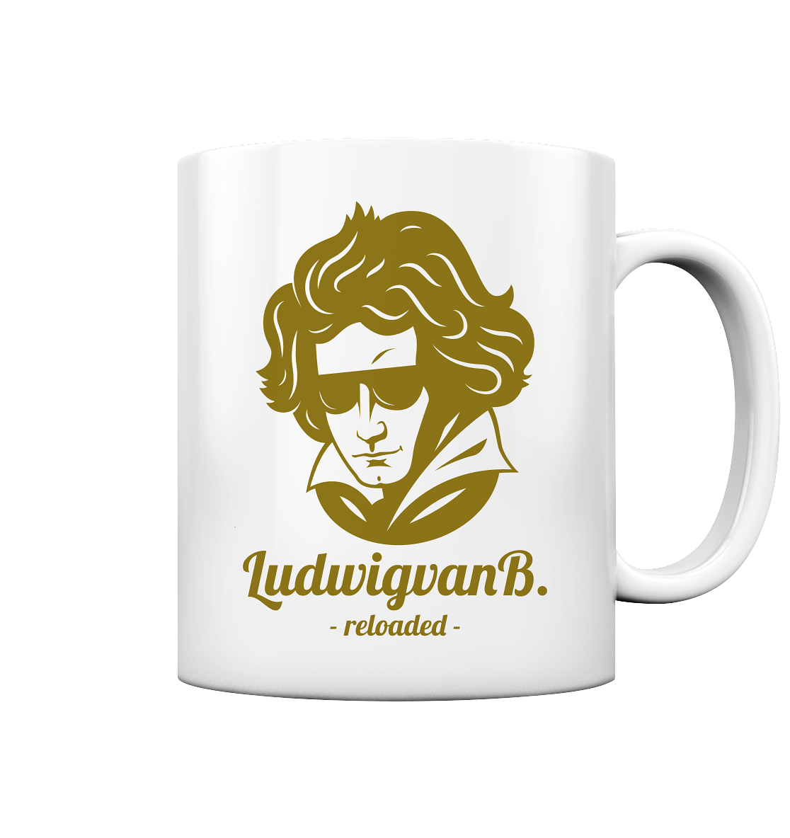 Tasse glossy Beethoven reloaded - LudwigvanB.