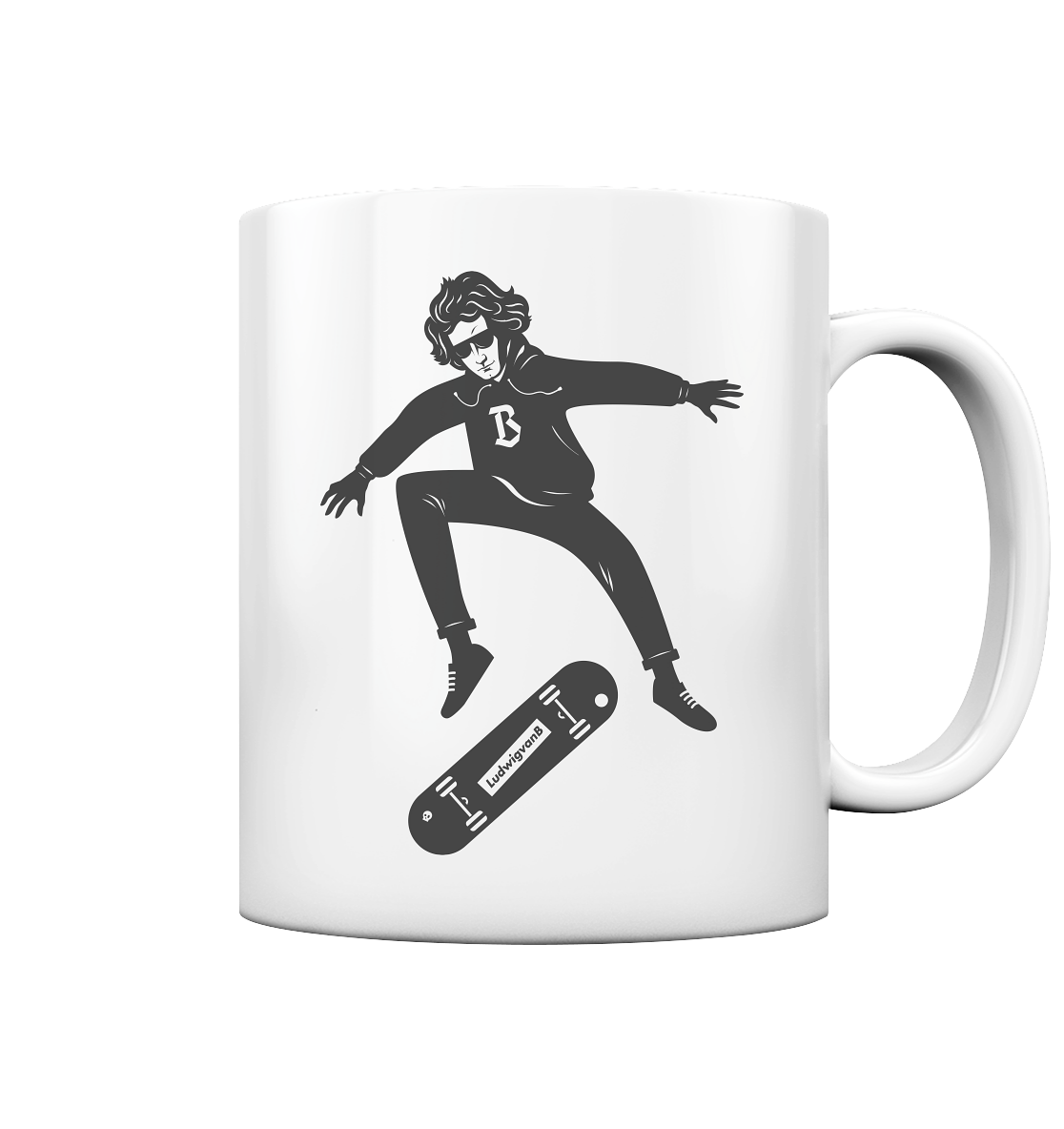 Tasse glossy Skatehoven - LudwigvanB.