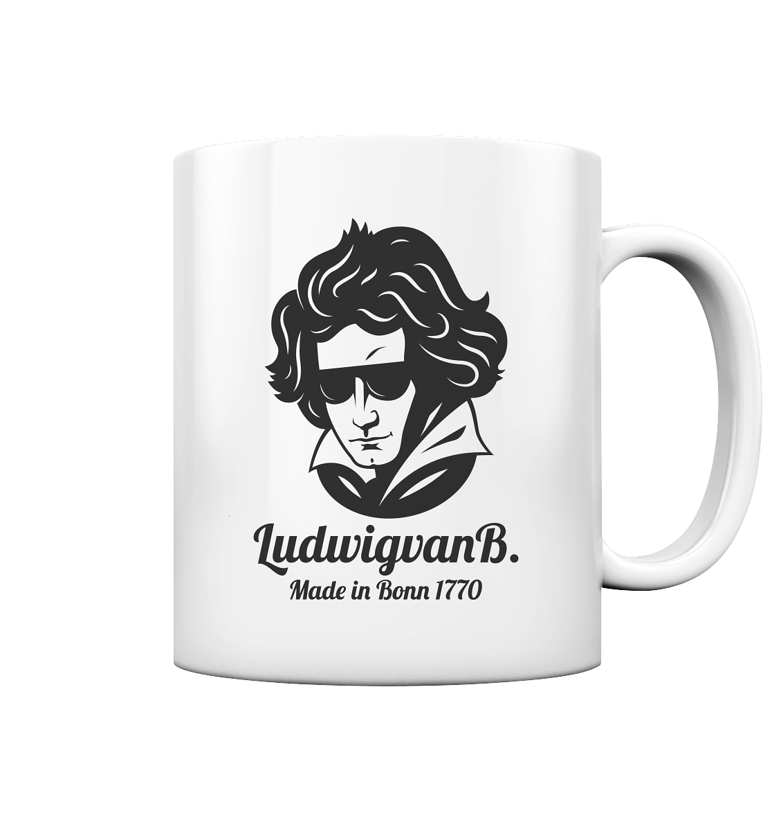 Made in Bonn 1770 - LudwigvanB. - Tasse glossy