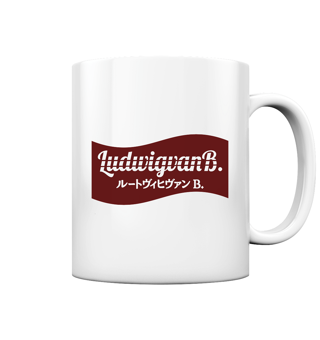 Tasse glossy Ludwig goes Japan -LudwigvanB.
